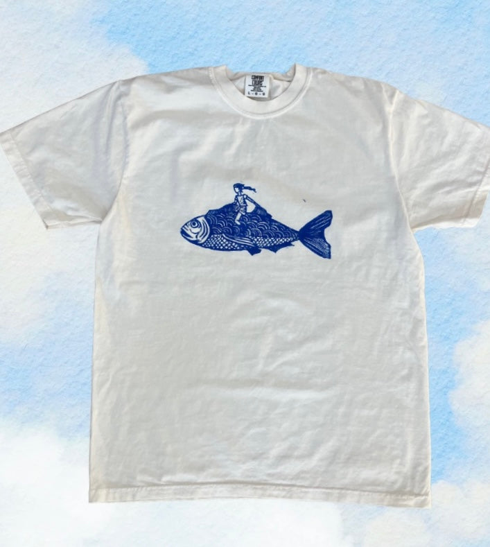 FISH RIDER (Men’s style tee)