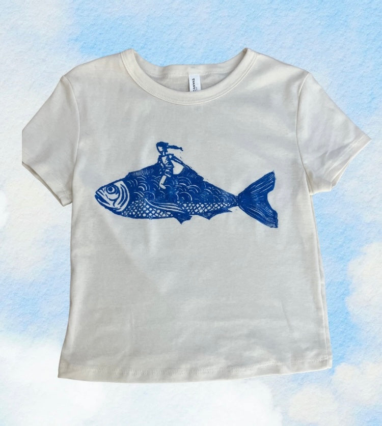 FISH RIDER (Baby tee)