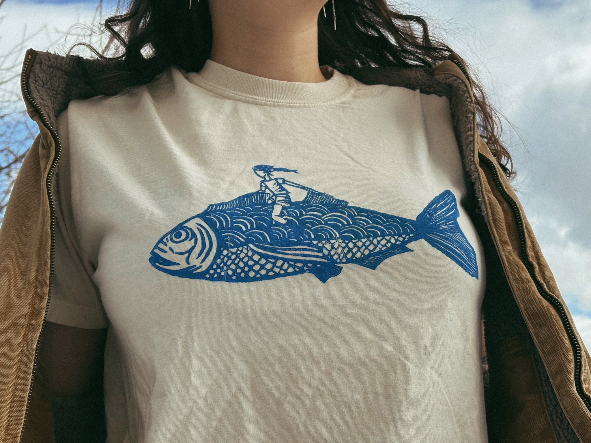 FISH RIDER (Men’s style shirt)
